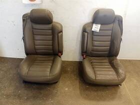 202-00663bl American Motors Worn Heated Leather Power Front Seats From 2003 Hummer H2 502 Wheat 10802720