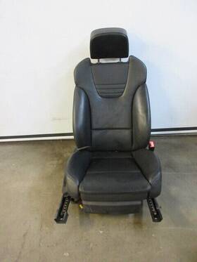202-51882a Audi 2006-2008 S4 Front Rh Passenger Black Leather Recaro Seat Oem Lkq