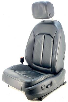 202-60383 Audi 2015-2018 A3 Driver Lh Seat Front Electric Leather Power Lumbar Black Oem