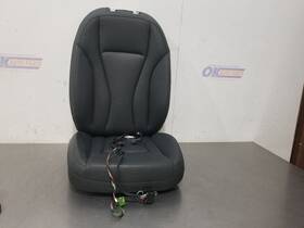 202-61208r Audi 21 2021 Q7 Front Bucket Seat Leathers Only Black Right Passenger