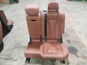 Audi 215.au1a22 2022 Q8 Driver Left Side Rear Seat Back Brown Leather Trim Ml