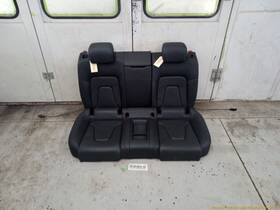 215.au1g12 Audi A5 8t Coupe Set Of Rear Upper And Lower Leather Seat Black Fits 2008-2017