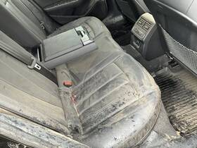 215.au1m18 Audi Rear Seat 60/40 Bench Black Leather Fits 2018 A4 766119