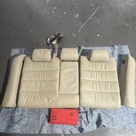 4b0-885-806 Audi 1998-2004 A6 Sedan Rear Seat Beige Tan Leather Full Loaded Oem Headrest
