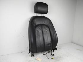 4g0-881-805 Audi 12-17 A6 C7 - Front Driver Seat Back Upper Cushion Cover Headrest Black