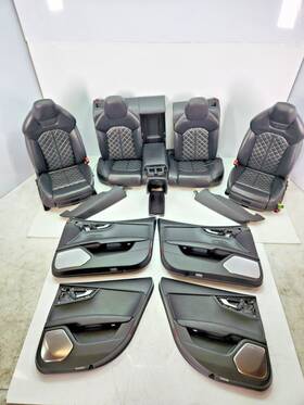 4g0885703bf25d Audi 2013-2015 Oem S7 Complete Interior Door Sport Seat Leather Black Set Note