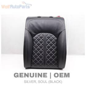 4g0885805h Audi 2012-2018 A6 Quattro - Rear Left Upper Seat Backrest Cushion Leather
