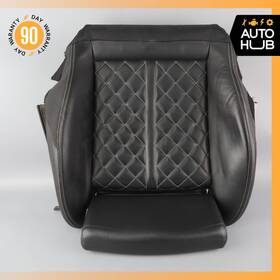4g8881439 Audi 13-18 C7 S6 Front Left Lower Bottom Sport Seat Cushion Leather Black Oem