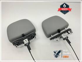 4m0887891 Audi 2017 - 2023 Q7 4m 3rd Row Rear Left And Right Seat Headrest Set Black Oem