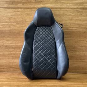 4s0963557b Audi 2017 2018 2019 - 2022 R8 Front Left Upper Seat Cushion Black Oem