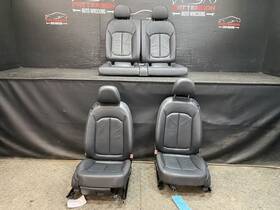 5q3881105d Audi 15-19 A3 Convertible Set Of Front And Rear Black Leather Seats Ly9t 5q3881105d Audi 15-19 A3 Convertible Set Of Front And Rear Black Leather Seats Ly9t