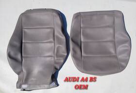 60031l0 Audi A4 B5 Front Seat Cover Onyx Black Leatherette Vinyl Genuine Oem 60031l0 Audi A4 B5 Front Seat Cover Onyx Black Leatherette Vinyl Genuine Oem