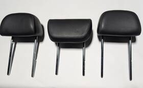 Audi 8r0885973n25d 11-17 Q5 14-17 Sq5 B8 Rear Left Right Center Headrest Set3 Black Fz