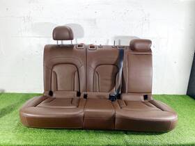 8u0-885-405 Audi 15-18 Q3 8u Rear 2nd Row Bench Seat Frame Leather With Headrests Assembly Oem