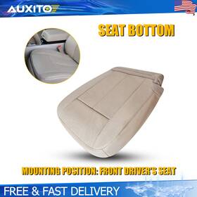 Zyp-expedition-15-17t Auxito Fit 15-17 Ford Expedition Front Left Bottom Perforated Leather Seat Cover Tan