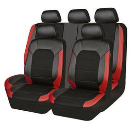 Bf-9001s Bcsmmcar Pu Leather Car Seat Covers Front Rear Cushion Full Set 5 Seats Protector Pad Mat