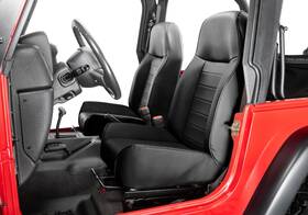 242102000 Big Brand Name Replacement Standard Bucket Seat Black For 1976-2006 Jeep Wrangler Yj Tj Cj