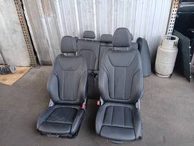 202-10941bl Bmw 19-24 G20 330i M340i Front Rear Seat Set Interior Seats Sport Black Sensatec