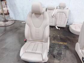202-10996al Bmw Driver Front Seat Electric Beige Leather With Sport Fits 19 X5