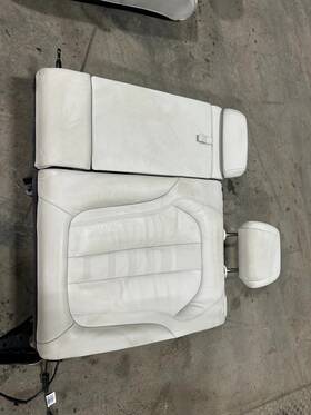 215.bm1519 Bmw 2019 X5 Driver Left Side Rear Seat Back Beige Leather