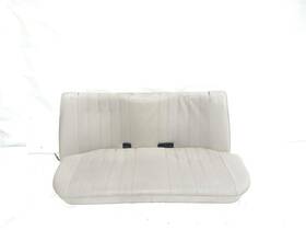 215.bm1i87 Bmw Complete Rear Seat Leather Has Rip Oem 1987 325e