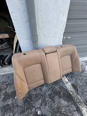 215.bm1p13 Bmw 528i 2013 Rear Seat 60/40 Split Bench Beige Leather Second Row