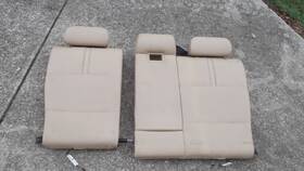 34222173 Bmw X3 E83 Left Rear Heated Seat Back Beige Free Ship Oem
