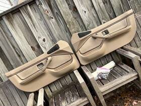 51418397813 Bmw Z3 Roadster Interior Door Panels Cards Trim Tan Set Left And Right 1997 Oem