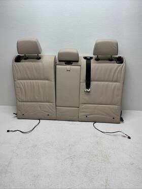 52-20-7-163-498 Bmw 11-17 X3 2nd Row Rear Upper Back Cushion Portion - Beige Oem