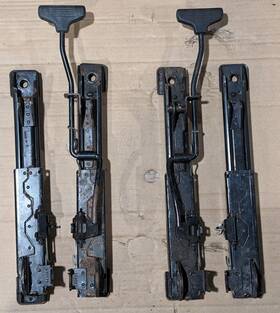 52101941977 Bmw 1984 - 1991 E30 Front Driver Passenger Seat Rails Sliders Sport And Comfort 52101941977 Bmw 1984 - 1991 E30 Front Driver Passenger Seat Rails Sliders Sport And Comfort
