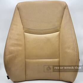52107147688 Bmw 07-11 328i 335i Front Right Seat Back Cover Cushion Dakota Beige Oem 7147688