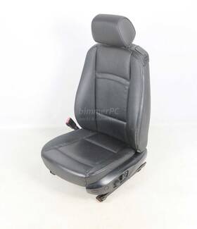 52107253206 Bmw E92 2dr Black Front Left Drivers Heated Leather Power Seat 2007-2010 Oem