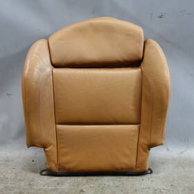 52107253573 Bmw 07-13 E93 3-series Convertible Left Sport Seat Bottom Pad Brown Leather Oem