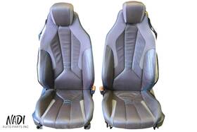 52107326666 Bmw 2014 - 2020 I12 I15 I8 Terra Brown Leather Front Lh Rh Seat Pair Oem Note