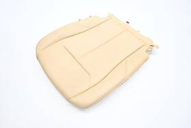 52107367519 Bmw 14-20 F32 4 Series Front Bottom Seat Bench Leather Cover Basic Beige Oem