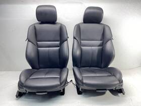52107898501 Bmw 06-10 E63 M6 Front Merino Black Leather Heated Sport Seat Set Oem 40k Miles