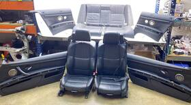 52108038629 Bmw 08-13 E93 M3 Convertible Front And Rear Seat Door Panel Black Interior Set Oem