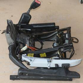 52108201613 Bmw 95-98 M3 328 E36 Seat Rail Track Base With Motor Front Right Passenger Side