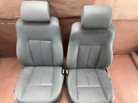 52108253741 Bmw E38 750il 740i E39 540i 18 Front Complete Seat Grey Leather Heated 112k
