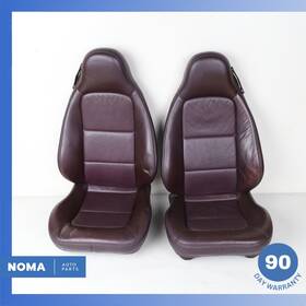 Bmw 52108410015 96-02 E36 Z3 Roadster Right And Left Side Complete Seat Set Violet Oem