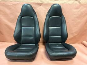 52108413763 Bmw E36 Z3 Front Complete Seat Black Pair Oem 138k Miles