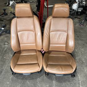 52109149387 Bmw E92 328 335 2dr Front And Right Interior Sport Seat Set Saddle Brown Oem