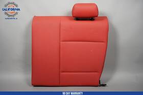 52202996450 Bmw 08-13 E82 128i 135i Coupe Rear Left Seat Back Rest Coral Red Leather Oem