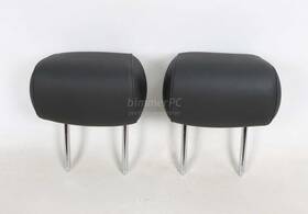 52206978245 Bmw E92 3-series Rear Seat Headrests Black Leather Set Left Right 2007-2010 Oem