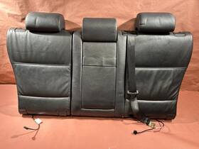 52207077907 Bmw E53 X5 Rear Complete Backrest Seat Black Leather Heated Oem #03185