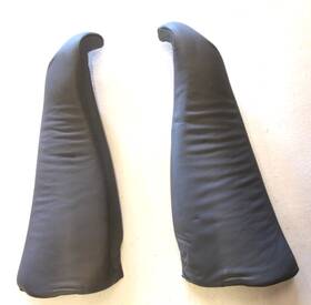 52207077925 Bmw E53 X5 Left Right Rear Upper Seat Bolster Set Gray Dakota Leather