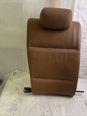 52207151646 Bmw 06-12 E90- E93 3 Series Rear Right Upper Backrest Seat Cushion Brown Oem