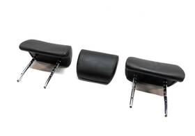 52207219669 Bmw 11-15 7 Series F01 Rear Left Right And Center Seat Headrest Set 3 Black