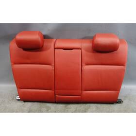 52207266148 Bmw 2010-2013 E92 3-series Coupe Rear Fold-down Seat Back Coral Red Leather Oem