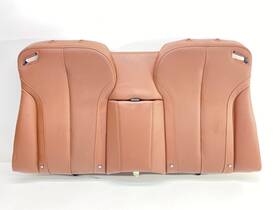 52207280331 Bmw F12 F13 6 Series Rear Upper Backrest Seat Cushion Nappa Leather Brown Oem